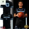 Dayton Flyers Basketball Stealth Black Uniform 2026 3D Shirt