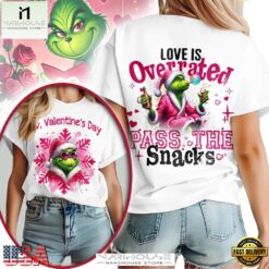 Grinch Happy Valentine’s Day 2026 Unisex 3D Shirt