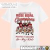 Indiana Hoosiers 2026 CFP Rose Bowl Champions Football T-Shirt