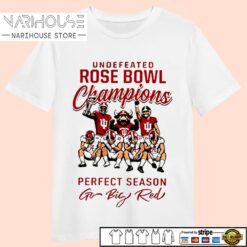 Indiana Hoosiers 2026 CFP Rose Bowl Champions Football T-Shirt