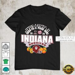 Indiana Hoosiers 2026 Chick-Fil-A Peach Bowl Football T-Shirt