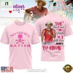 Kenny Chesney No Shoes Happy Valentine’s Day 2026 Pink 3D Shirt