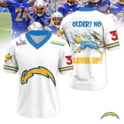 Los Angeles Chargers 2026 Super Bowl x Pokemon 30th Anniversary Football Jersey