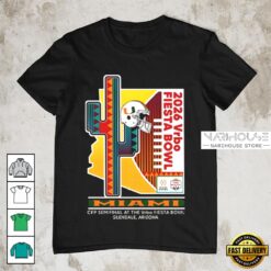 Miami Hurricanes 2026 CFP Fiesta Bowl Semifinal Double Take T-Shirt