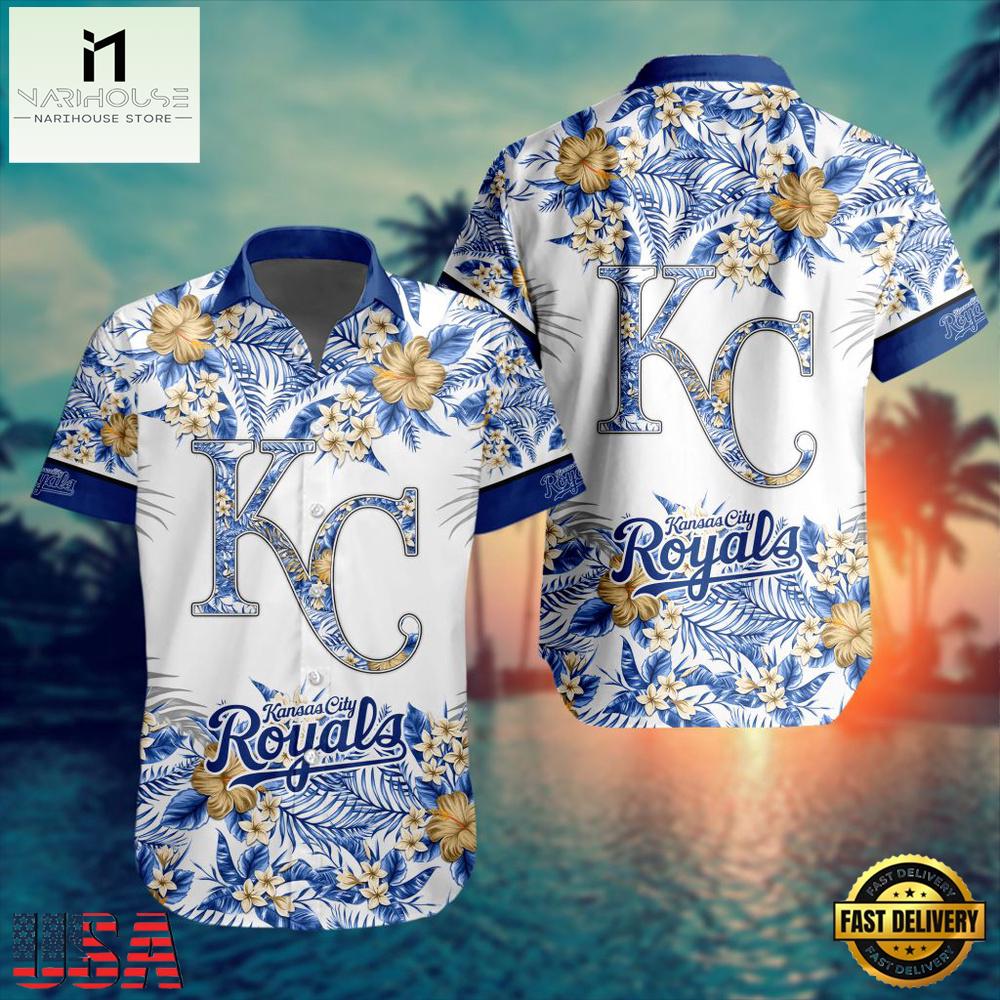 MLB Kansas City Royals Beach Summer Wear Hawaiian Shirt MLB Kansas City Royals Beach Summer Wear Hawaiian Shirt