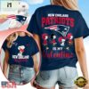 New England Patriots 2026 NFL Snoopy Valentine 3D Shirt