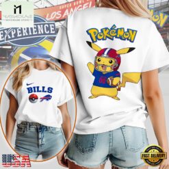 NFL Buffalo Bills x Pokemon Premium Womens 3D Shirt