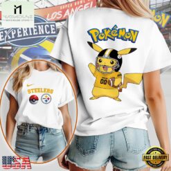 NFL Pittsburgh Steelers x Pokemon Premium Womens 3D Shirt