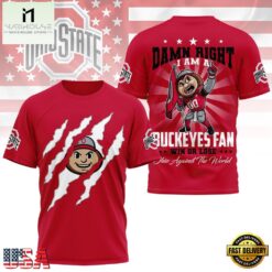 Ohio State Buckeyes 2026 NCAA Go Bucks 3D Shirt
