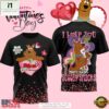 Scooby-Doo Happy Valentine’s Day 2026 Black 3D Shirt