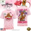 Scooby-Doo Happy Valentine’s Day 2026 Pink 3D Shirt