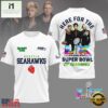 Seattle Seahawks Here For The Green Day Super Bowl LX 3D T-Shirt