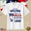 Snoopy Buffalo Bills Die Hard Fan Funny Loud Talking T-Shirt