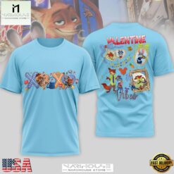 Zootopia Happy Valentine’s Day 2026 Special New T Shirt