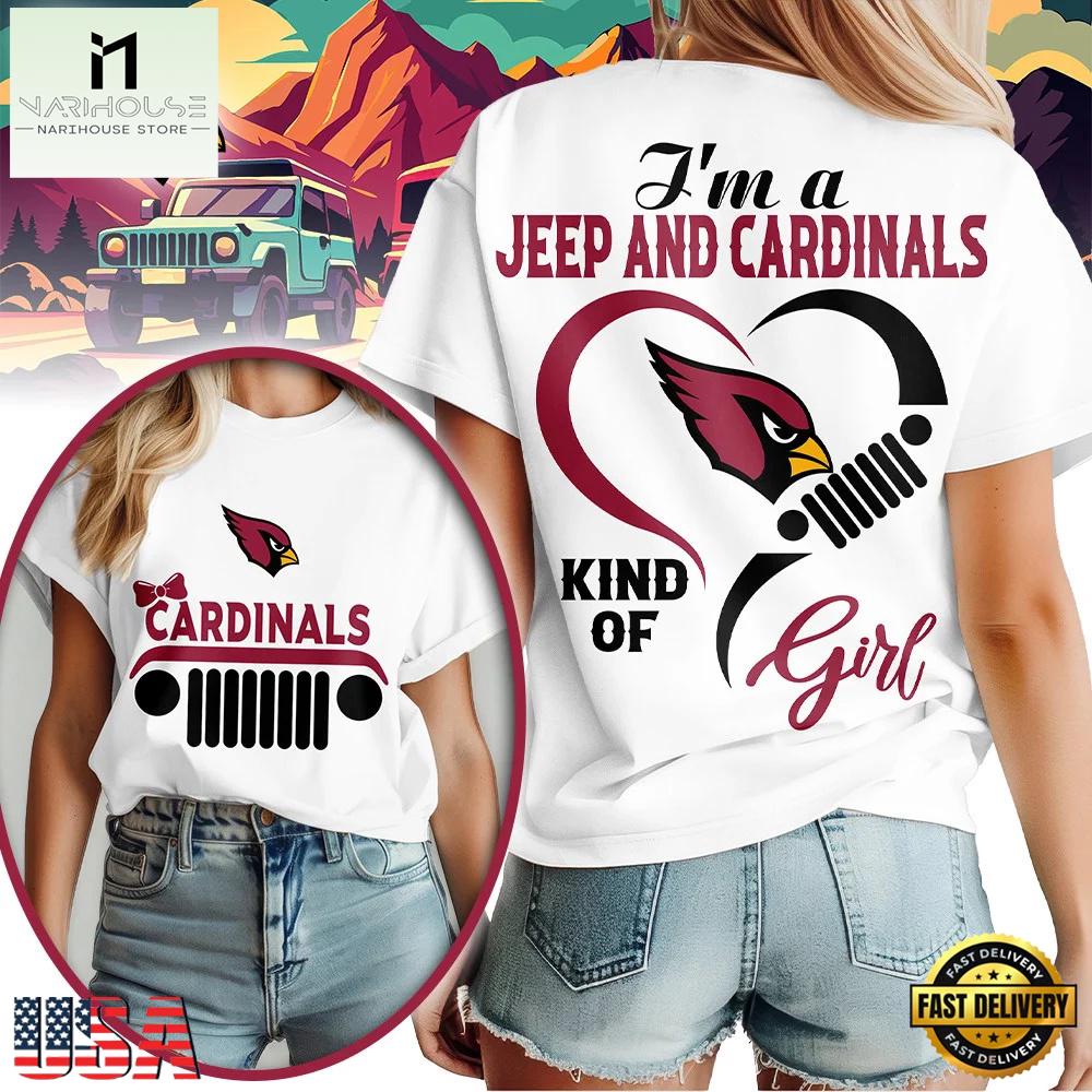 Arizona Cardinals NFL Jeep Girl Women's New 2026 Shirt Arizona Cardinals NFL Jeep Girl Women's New 2026 Shirt