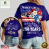 Baltimore Ravens NFL America The Beautiful 250 Years 3D Shirt