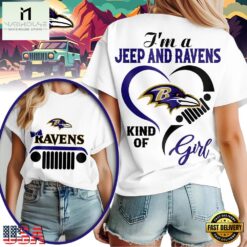 Baltimore Ravens NFL Jeep Girl Women's Shirt