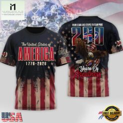 Buffalo Bills 2026 NFL 250th Anniversary Of America 3D Shirt