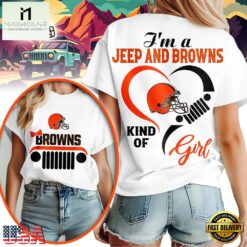 Cleveland Browns NFL Jeep Girl Women's Shirt