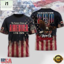 Dallas Cowboys 2026 NFL 250th Anniversary Of America 3D Shirt
