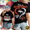 Denver Broncos NFL Jeep Girl Women's Black T Shirt