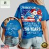 Detroit Lions NFL America The Beautiful 250 Years 3D Shirt