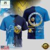 Detroit Lions NFL x Michigan Wolverines NCAA Limited Edition 3D Shirt