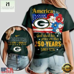 Green Bay Packers NFL America The Beautiful 250 Years 3D Shirt