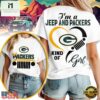 Green Bay Packers NFL Jeep Girl Women's White Shirt