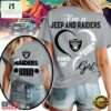 Las Vegas Raiders NFL Jeep Girl Women's All Over Print Shirt