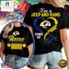 Los Angeles Rams NFL Jeep Girl Women's Black Shirt