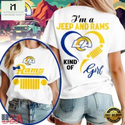 Los Angeles Rams NFL Jeep Girl Women's Shirt