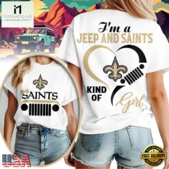 New Orleans Saints NFL Jeep Girl Women's Shirt