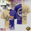 New Orleans Saints NFL x LSU Tigers NCAA Limited Edition 3D Shirt