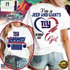 New York Giants NFL Jeep Girl Women's Shirt