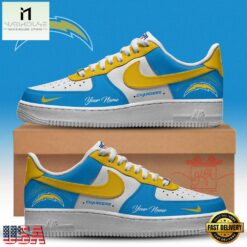 NFL Custom Los Angeles Chargers New 2026 Version Nike Air Force 1 Fashions Shoes