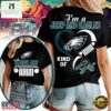 Philadelphia Eagles NFL Jeep Girl Women's Black Shirt