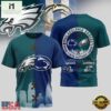 Philadelphia Eagles NFL x Penn State Nittany Lions NCAA Unisex T Shirt 2 Philadelphia Eagles NFL x Penn State Nittany Lions NCAA Limited Edition 3D Shirt