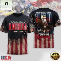 Pittsburgh Steelers 2026 NFL 250th Anniversary Of America 3D Shirt
