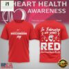 Tampa Bay Buccaneers 2026 NFL February is American Heart Month Limited Edition 3D Shirt