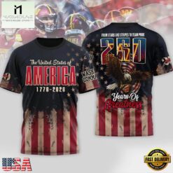 Washington Commanders 2026 NFL 250th Anniversary Of America 3D Shirt