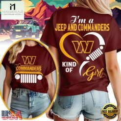 Washington Commanders NFL Jeep Girl Women's T Shirt
