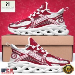 Alabama Crimson Tide Personalized Clunky Sneaker Max Soul Shoes