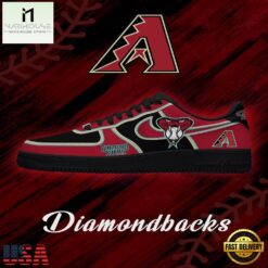 Arizona Baseball Limited Edition Nike Air Force 1 Sneakers Shoes