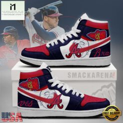 Atlanta braves MLB Trending Sneakers Air Jordan 1 High Top Shoes