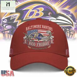 Baltimore Ravens NFL RED Friday Classic Cap Hats