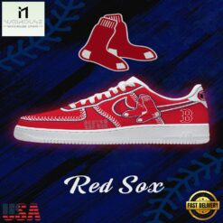 Boston Baseball Limited Edition Nike Air Force 1 Sneakers Shoes