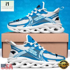 Carolina Panthers Personalized Clunky Sneaker Max Soul Shoes