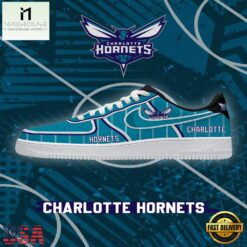 Charlotte Basketball NBA Limited Edition Nike Air Force 1 Shoes Running Sneakers