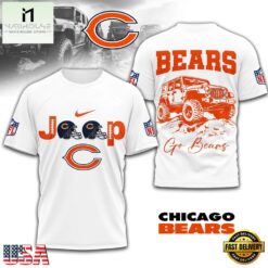 Chicago Bears NFL Premium NFL Jeep 3D Shirt